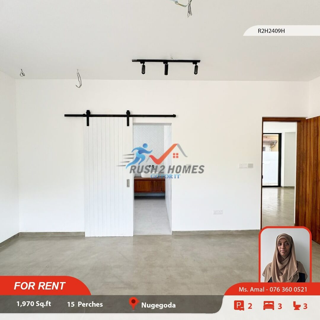 Luxury Brand New House for Rent in Nugegoda