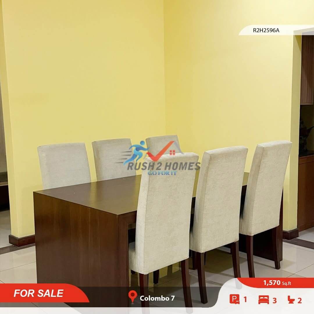 3 BD Apartment Colombo 7 for sale